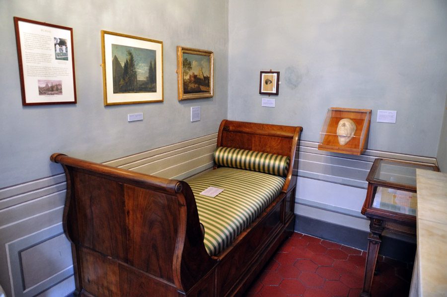 John Keats deathbed, Rome, by Enrica Vinciguerra.jpg